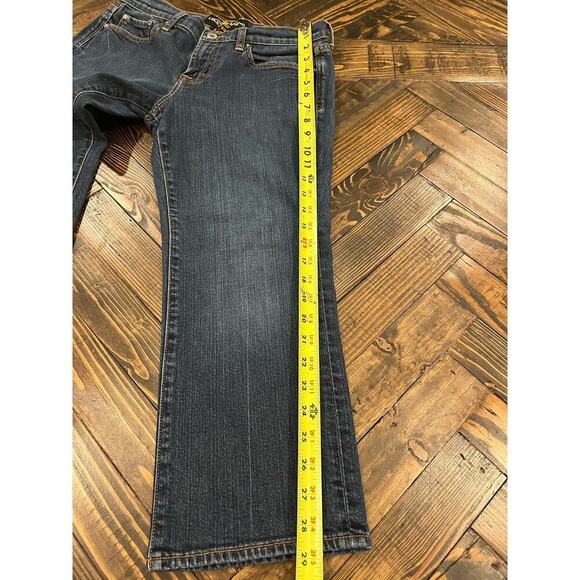 Lucky Brand Classic Rider Crop Capri Women 6/28 Comfy Spring Denim Feminine Soft - Picture 9 of 16